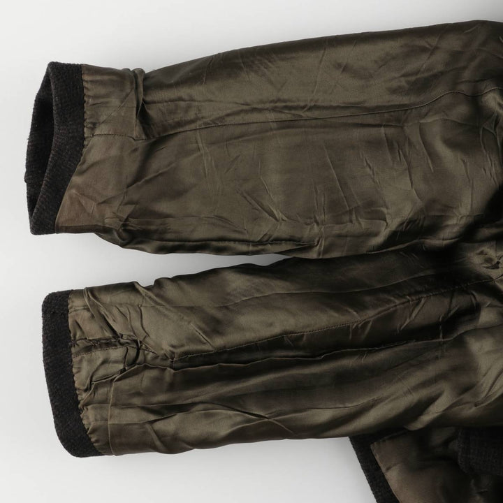 Wool Chesterfield Coat, Men's Size XL unclear black type Vintage Second Hand