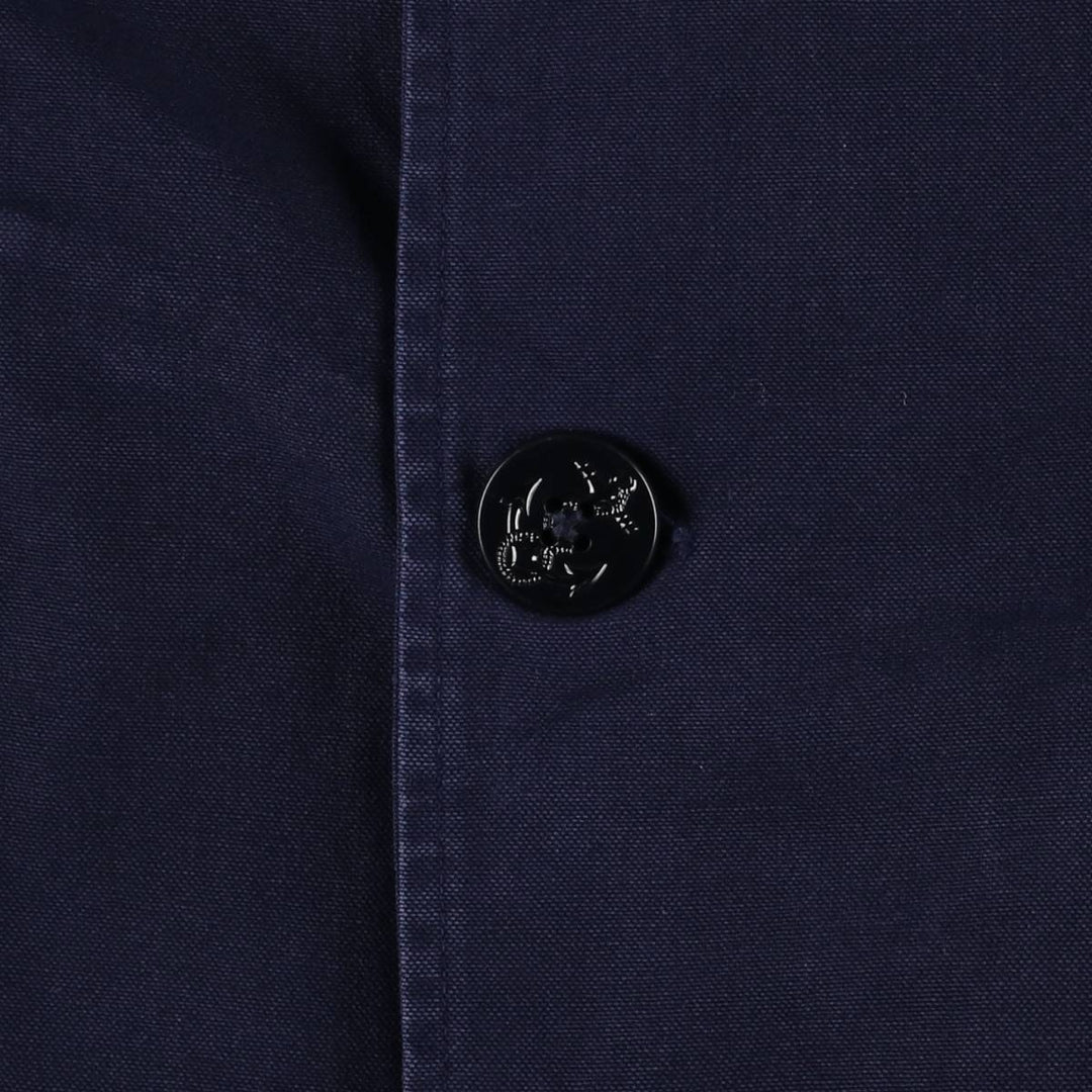 Ralph Lauren POLO by Ralph Lauren cotton peacoat, men's size XXL cotton navy blue type Vintage Second Hand
