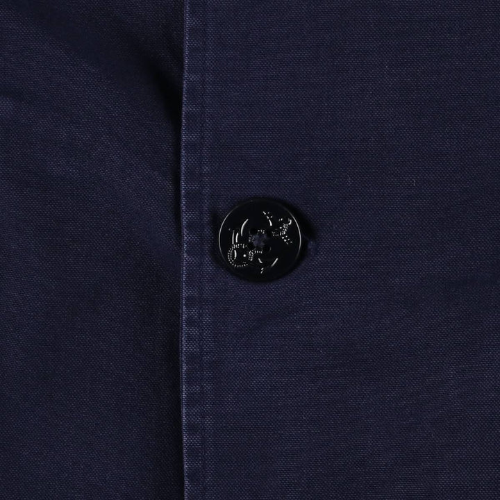 Ralph Lauren POLO by Ralph Lauren cotton peacoat, men's size XXL cotton navy blue type Vintage Second Hand