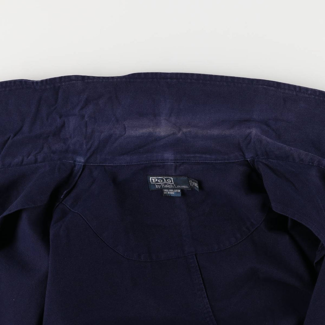 Ralph Lauren POLO by Ralph Lauren cotton peacoat, men's size XXL cotton navy blue type Vintage Second Hand