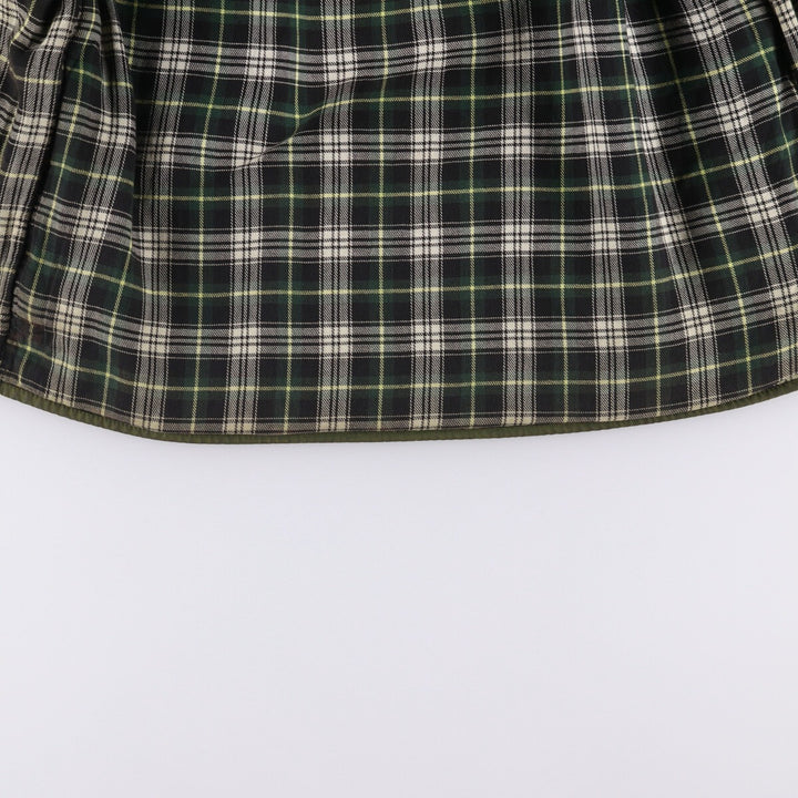 1990'S Barbour Beaufort 3 Warrant Oiled Hunting Jacket, Made in England, C44, Men's Size L cotton Khaki type Vintage Second Hand