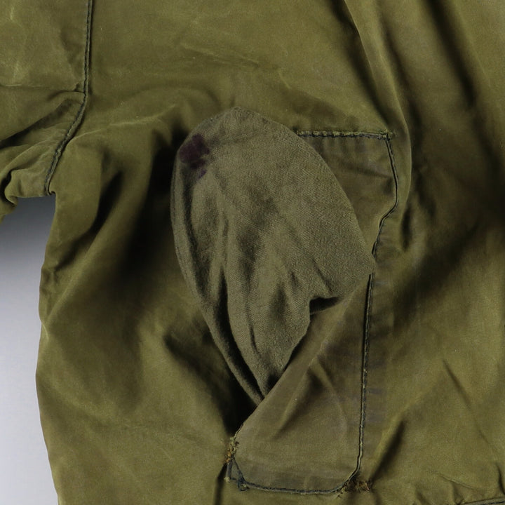 2000'S Barbour Bedale 3 Warrant Waxed Cotton Oiled Jacket, Made in England, C38, Men's Size M cotton Khaki type Vintage Second Hand