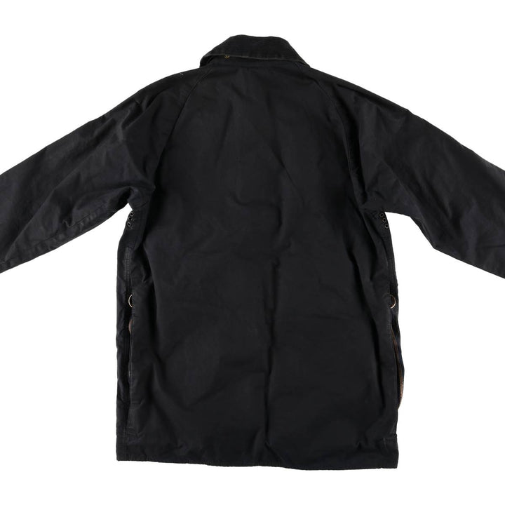 Vintage Barbour Beaufort 3rd Warrant Badged Oiled Hunting Jacket, Made in the UK, C38, Men's Size M cotton black type Vintage Second Hand
