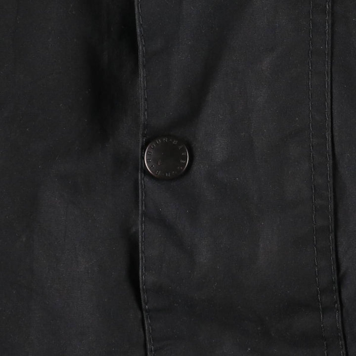 Vintage Barbour Beaufort 3rd Warrant Badged Oiled Hunting Jacket, Made in the UK, C38, Men's Size M cotton black type Vintage Second Hand