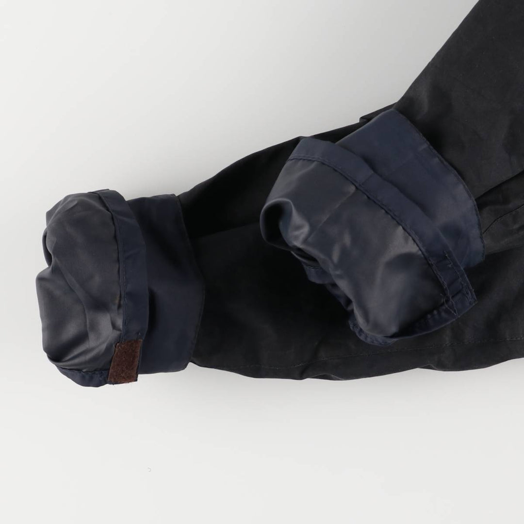 Vintage Barbour Beaufort 3rd Warrant Badged Oiled Hunting Jacket, Made in the UK, C38, Men's Size M cotton black type Vintage Second Hand