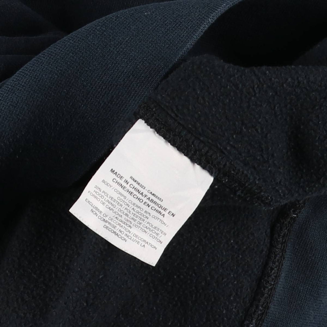 Nike Sweat Pullover Hoodie Men's XL Size cotton navy blue type Vintage Second Hand