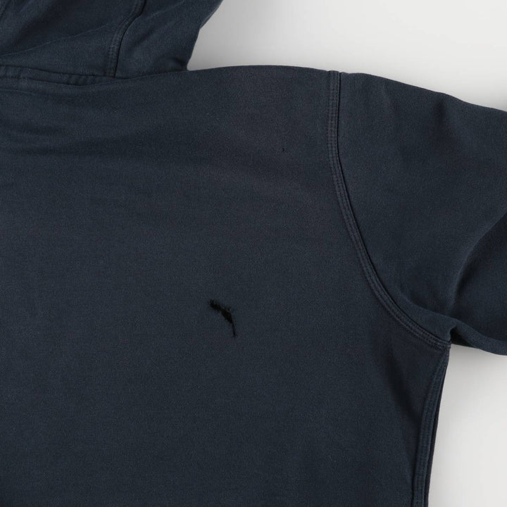 Nike Sweat Pullover Hoodie Men's XL Size cotton navy blue type Vintage Second Hand