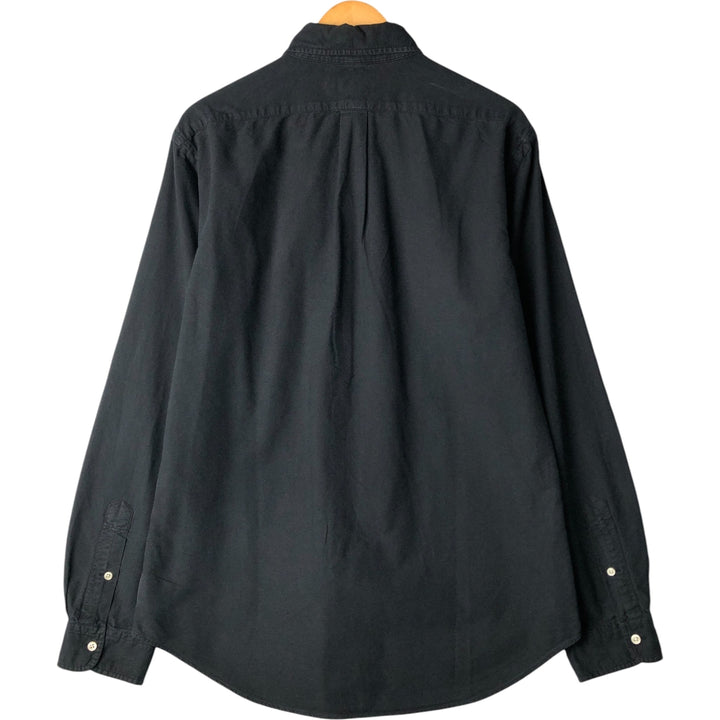 Ralph Lauren Slim Fit Long Sleeve Button-Down Shirt, Men's Size L cotton black type Vintage Second Hand