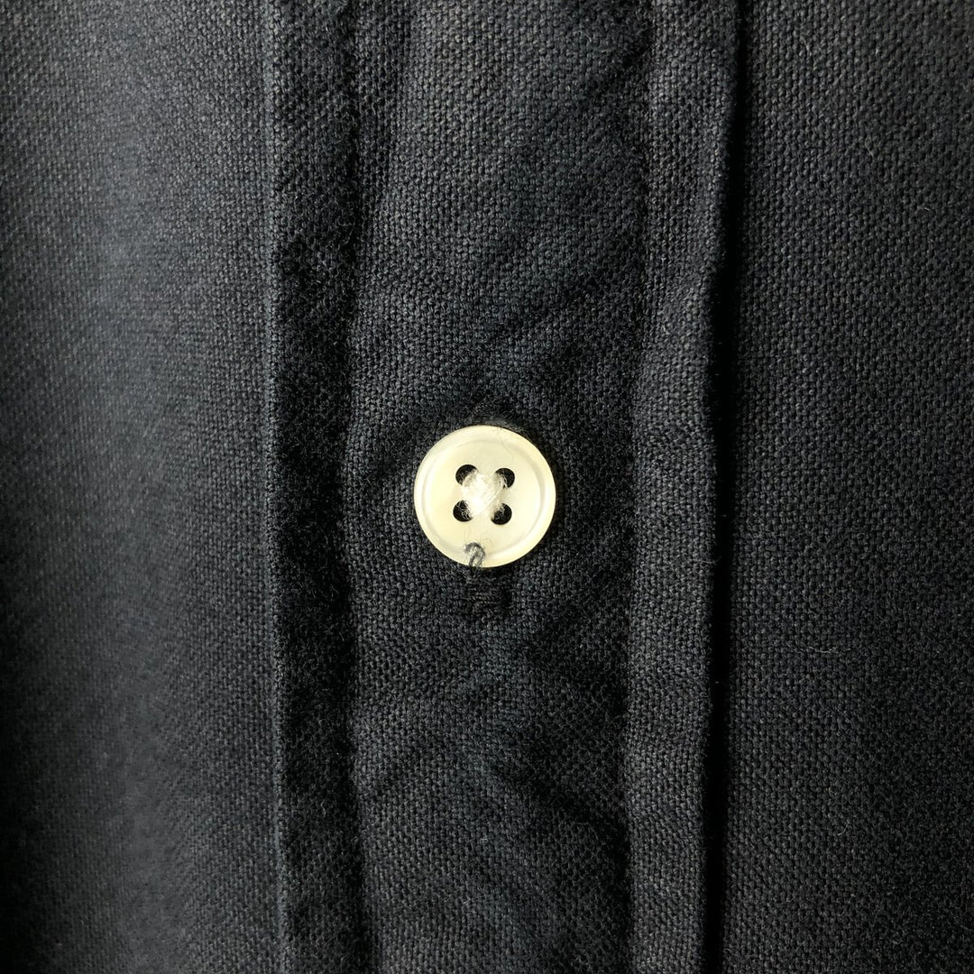 Ralph Lauren Slim Fit Long Sleeve Button-Down Shirt, Men's Size L cotton black type Vintage Second Hand