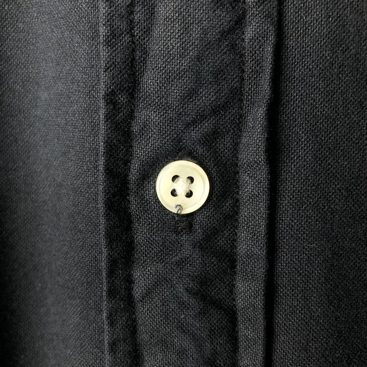 Ralph Lauren Slim Fit Long Sleeve Button-Down Shirt, Men's Size L cotton black type Vintage Second Hand