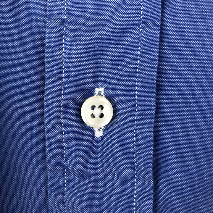 Ralph Lauren YARMOUTH long sleeve button down shirt, men's size M cotton blue type Vintage Second Hand