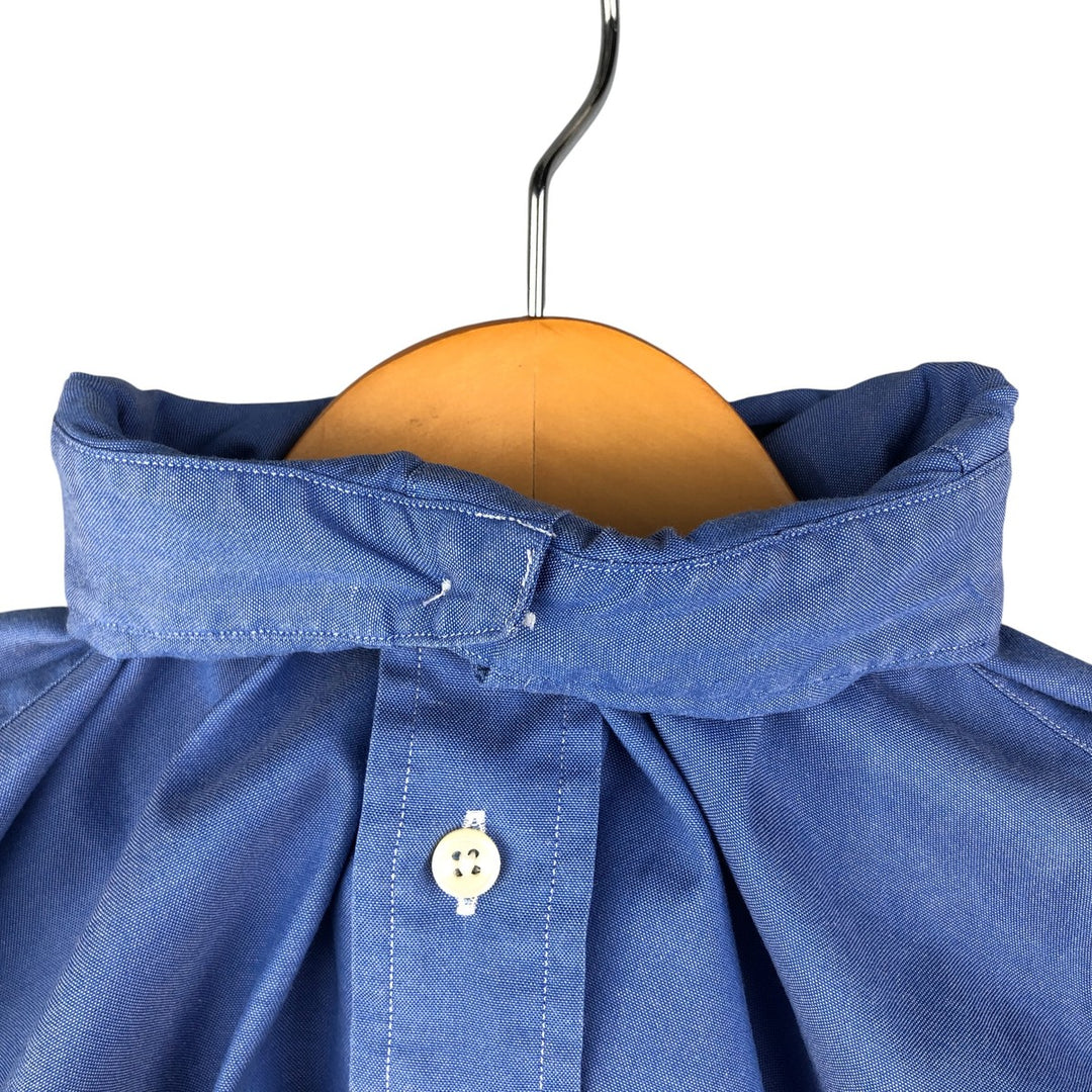 Ralph Lauren YARMOUTH long sleeve button down shirt, men's size M cotton blue type Vintage Second Hand