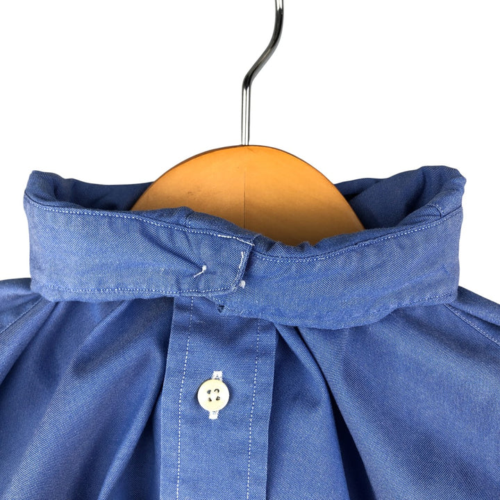 Ralph Lauren YARMOUTH long sleeve button down shirt, men's size M cotton blue type Vintage Second Hand