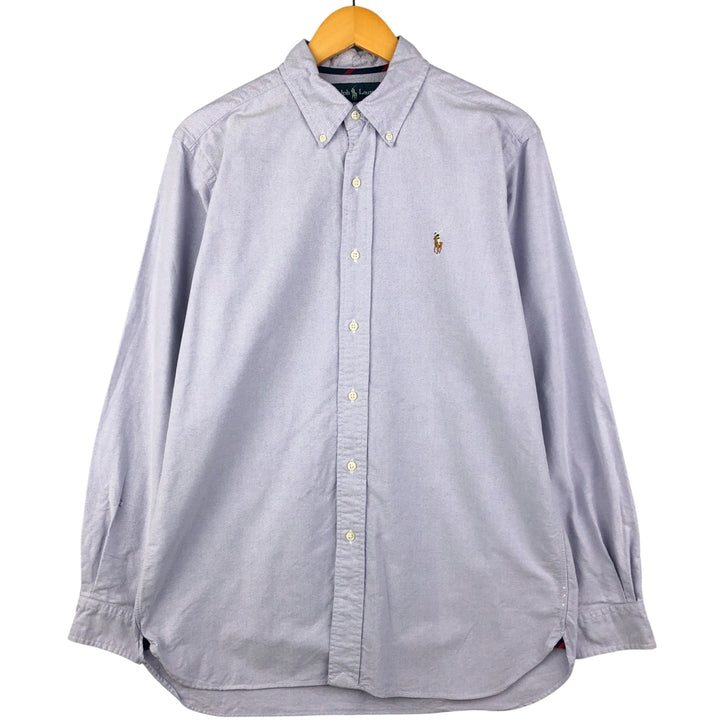 Ralph Lauren Classic Fit Long Sleeve Button Down Shirt Men's M cotton purple type Vintage Second Hand