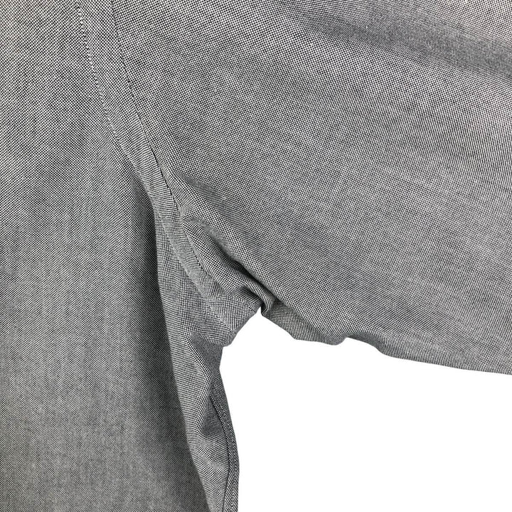 Ralph Lauren long sleeve button down shirt, men's size L cotton gray type Vintage Second Hand