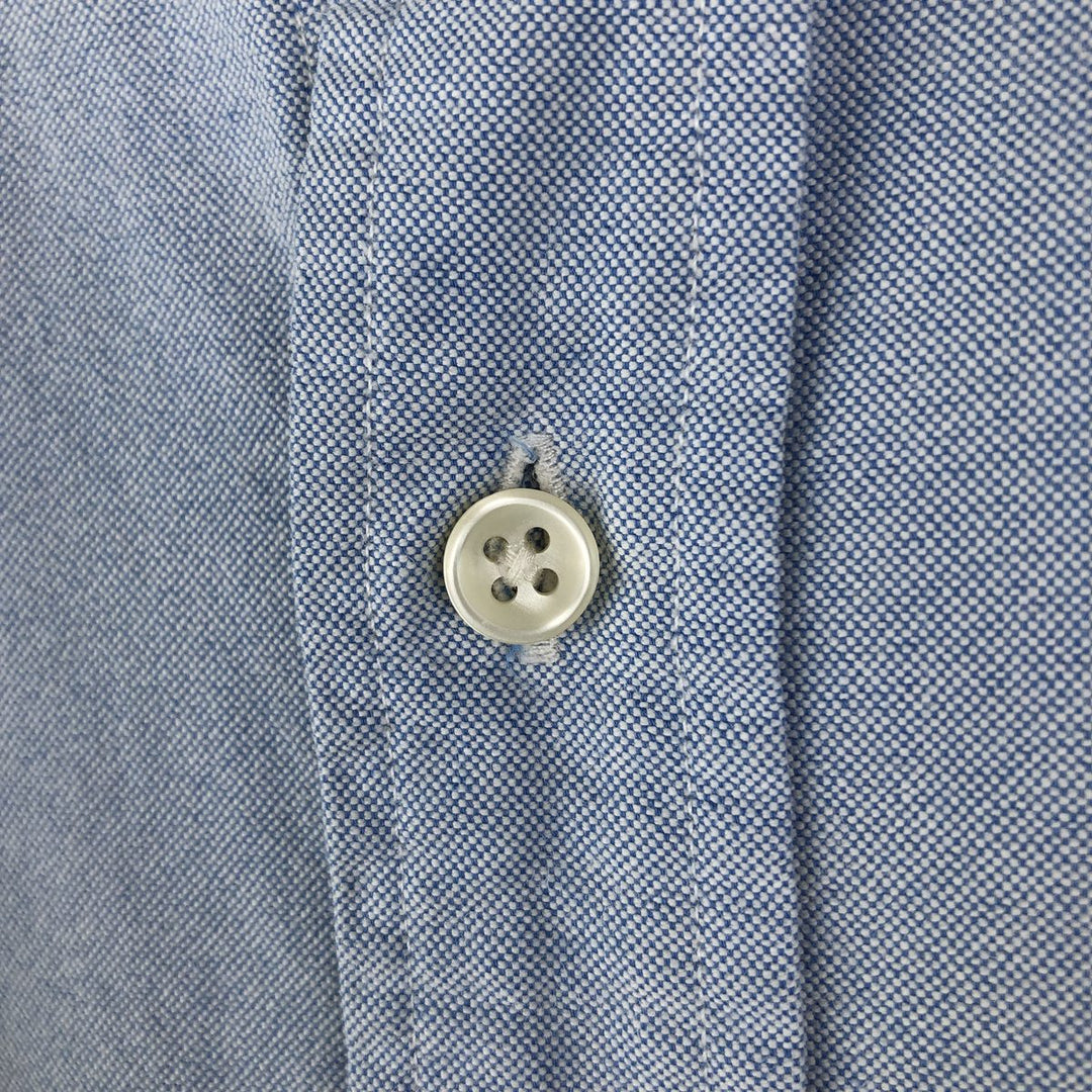 Ralph Lauren long sleeve button down shirt, men's size L cotton Blue type light blue Vintage Second Hand