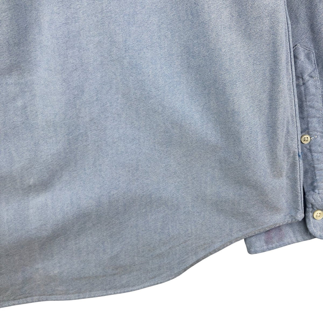 Ralph Lauren long sleeve button down shirt, men's size L cotton Blue type light blue Vintage Second Hand