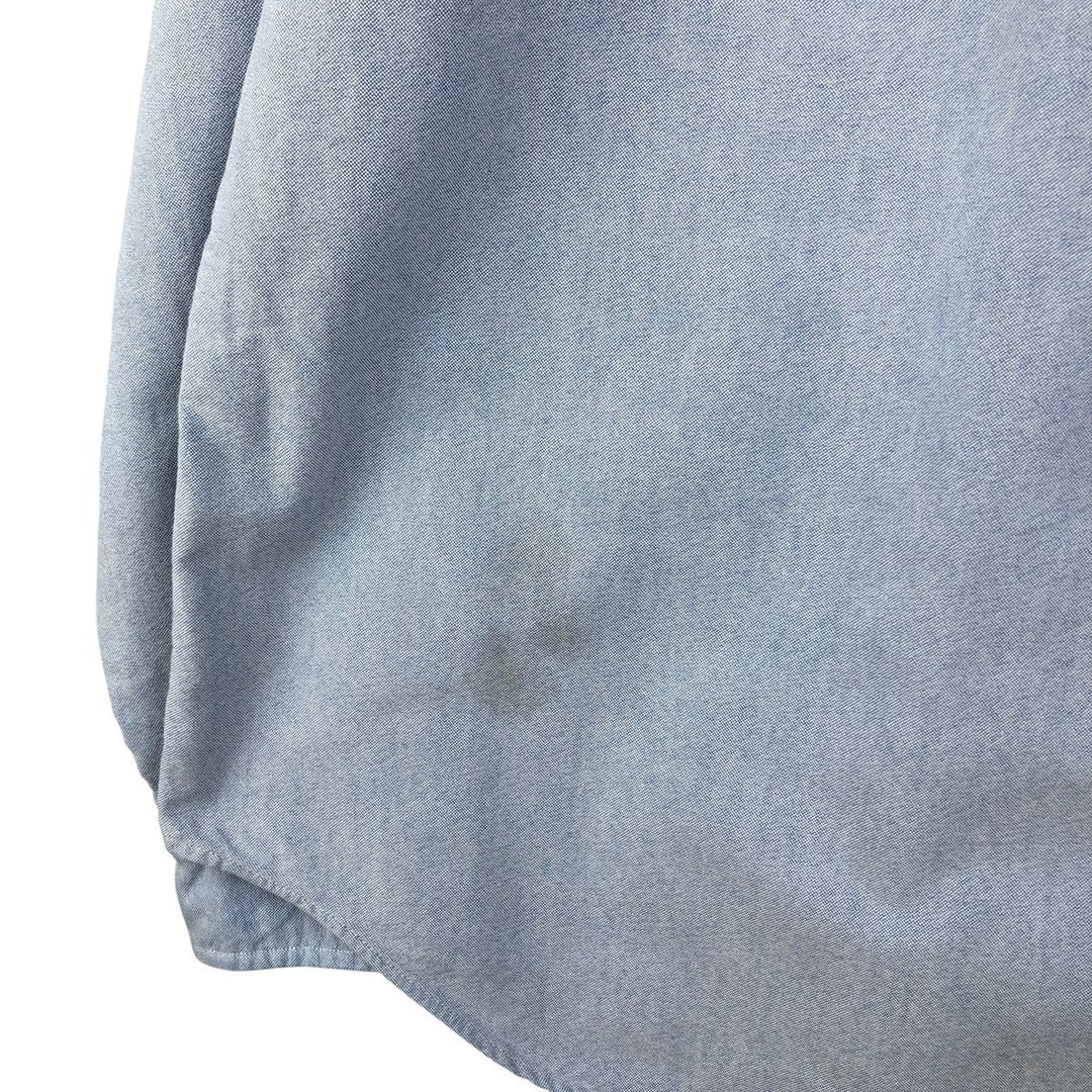 Ralph Lauren long sleeve button down shirt, men's size L cotton Blue type light blue Vintage Second Hand