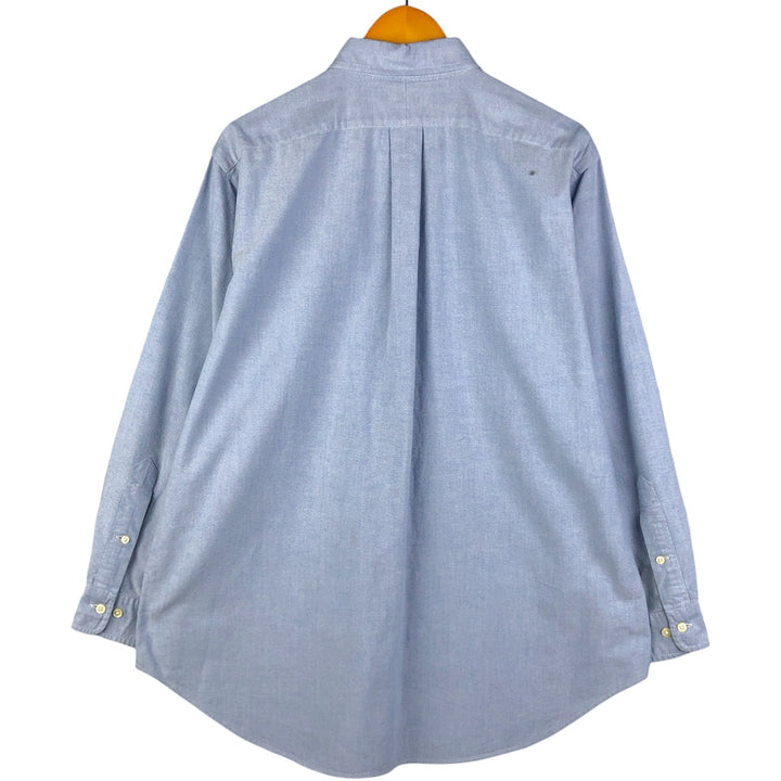 Ralph Lauren Classic Fit Long Sleeve Button Down Shirt, Men's Size L cotton Blue type light blue Vintage Second Hand