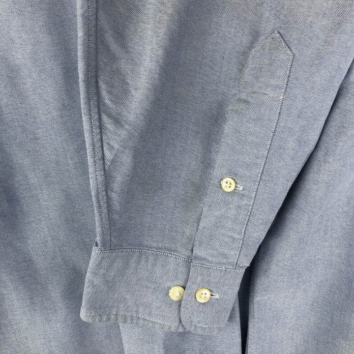 Ralph Lauren Classic Fit Long Sleeve Button Down Shirt, Men's Size L cotton Blue type light blue Vintage Second Hand