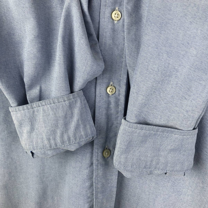 Ralph Lauren Classic Fit Long Sleeve Button Down Shirt, Men's Size L cotton Blue type light blue Vintage Second Hand