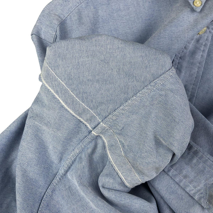 Ralph Lauren Classic Fit Long Sleeve Button Down Shirt, Men's Size L cotton Blue type light blue Vintage Second Hand