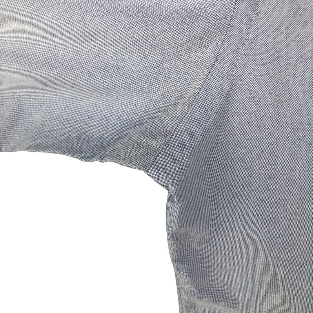 Ralph Lauren CUSTOM FIT long sleeve button down shirt, men's size L cotton Blue type light blue Vintage Second Hand