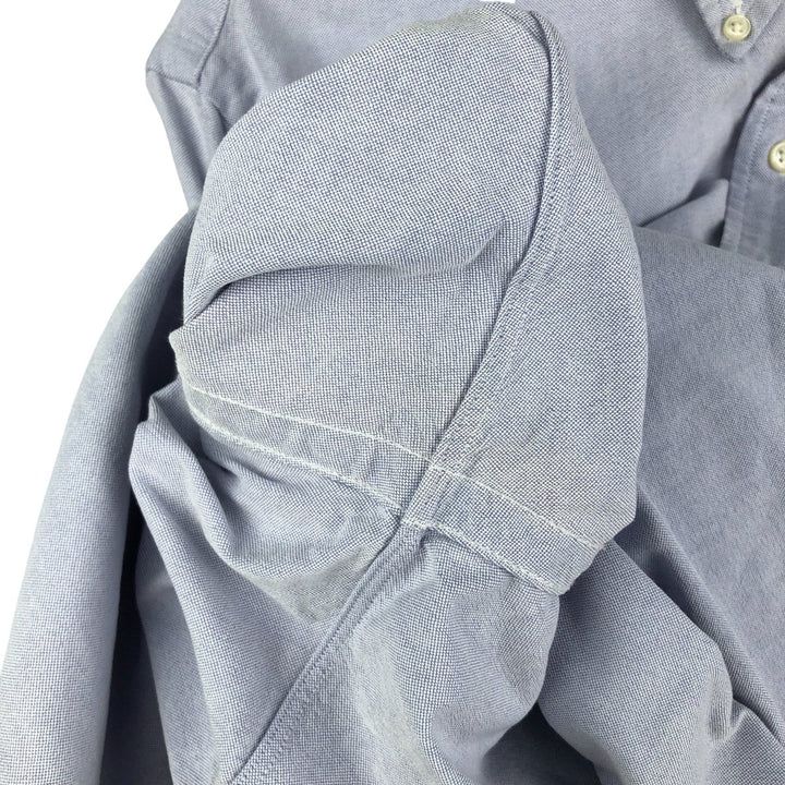Ralph Lauren CUSTOM FIT long sleeve button down shirt, men's size L cotton Blue type light blue Vintage Second Hand