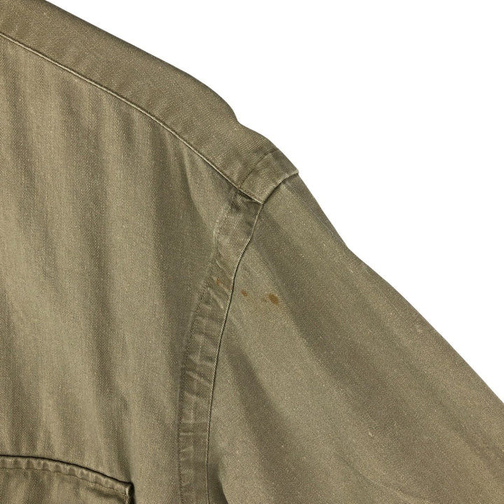 Ralph Lauren POLO by Ralph Lauren long sleeve cotton shirt, men's XL size cotton Khaki type Vintage Second Hand