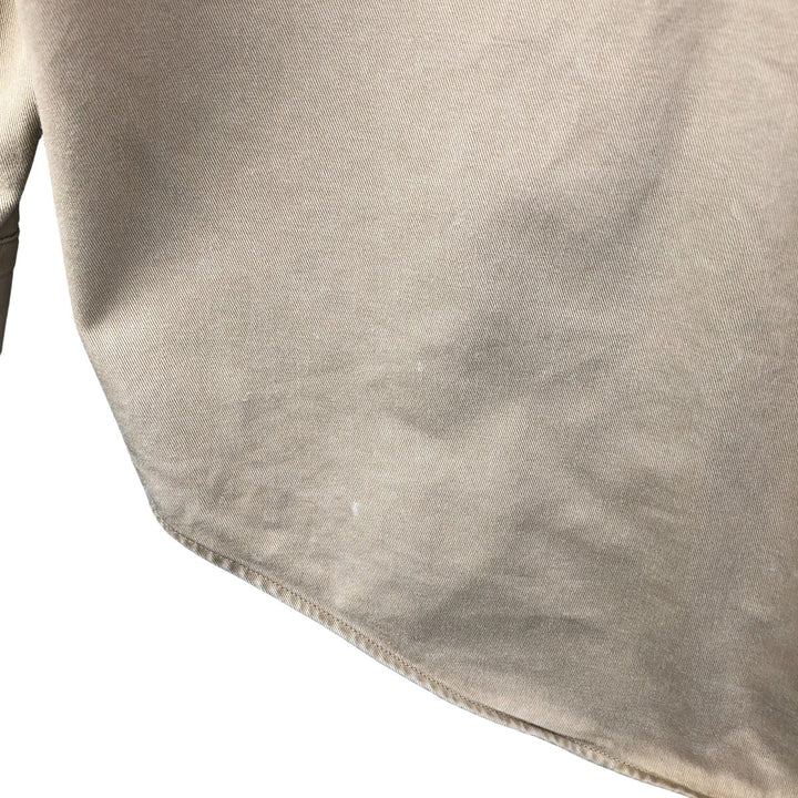 Ralph Lauren BLAKE long sleeve button down shirt, men's size L cotton Beige type Vintage Second Hand