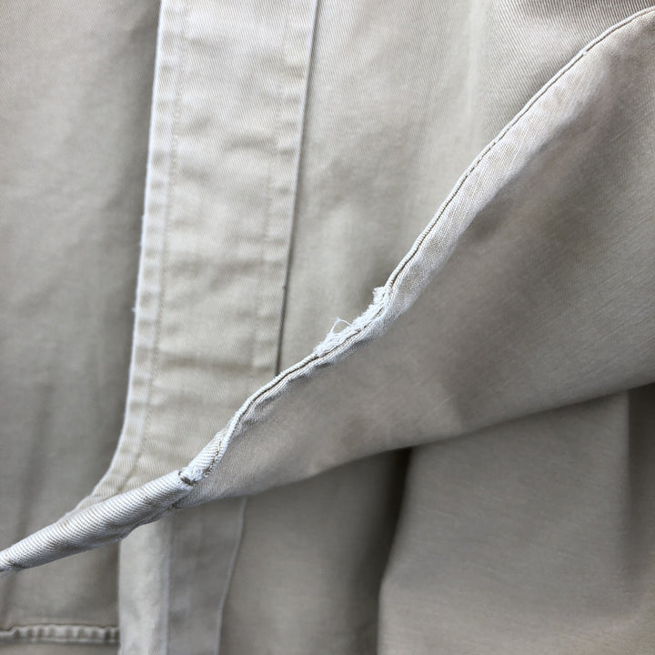 Ralph Lauren BLAKE long sleeve button down shirt, men's size L cotton Beige type Vintage Second Hand