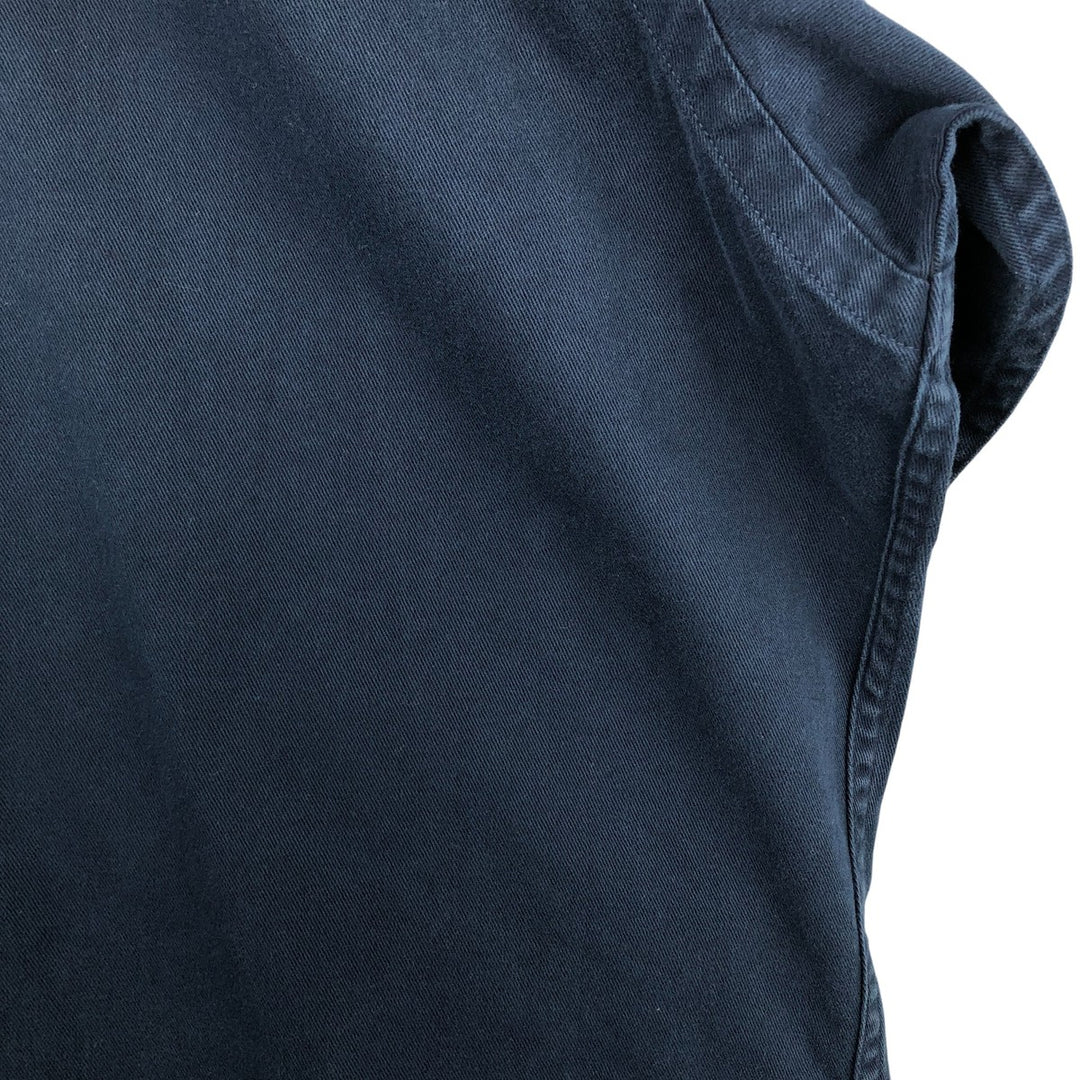Ralph Lauren BLAIRE long sleeve button down shirt, men's XL size cotton navy blue type Vintage Second Hand