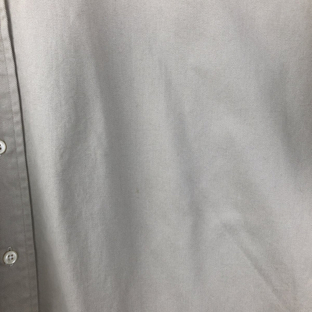 Ralph Lauren long sleeve button down shirt, men's XL size cotton Beige type Vintage Second Hand