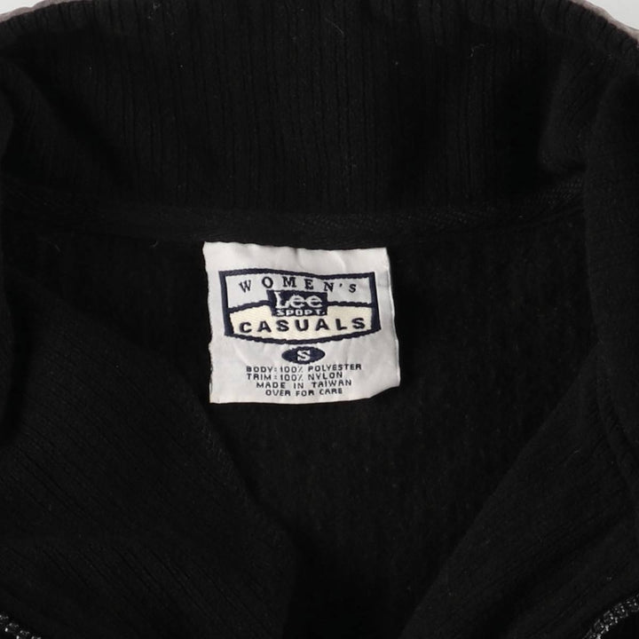 90'S Lee San Francisco 49ers Half-Zip Fleece Pullover, Women's Size Small polyester black type Vintage Second Hand