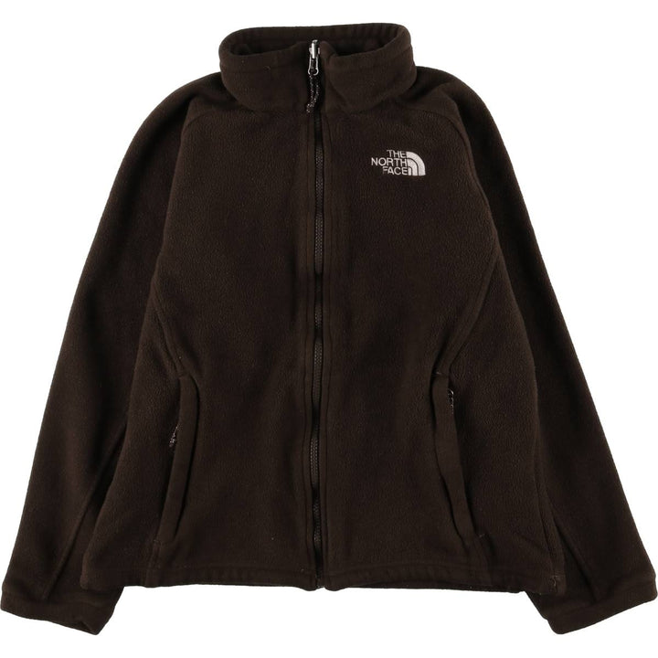 2000'S The North Face fleece jacket, women's size S polyester brown type Vintage Second Hand