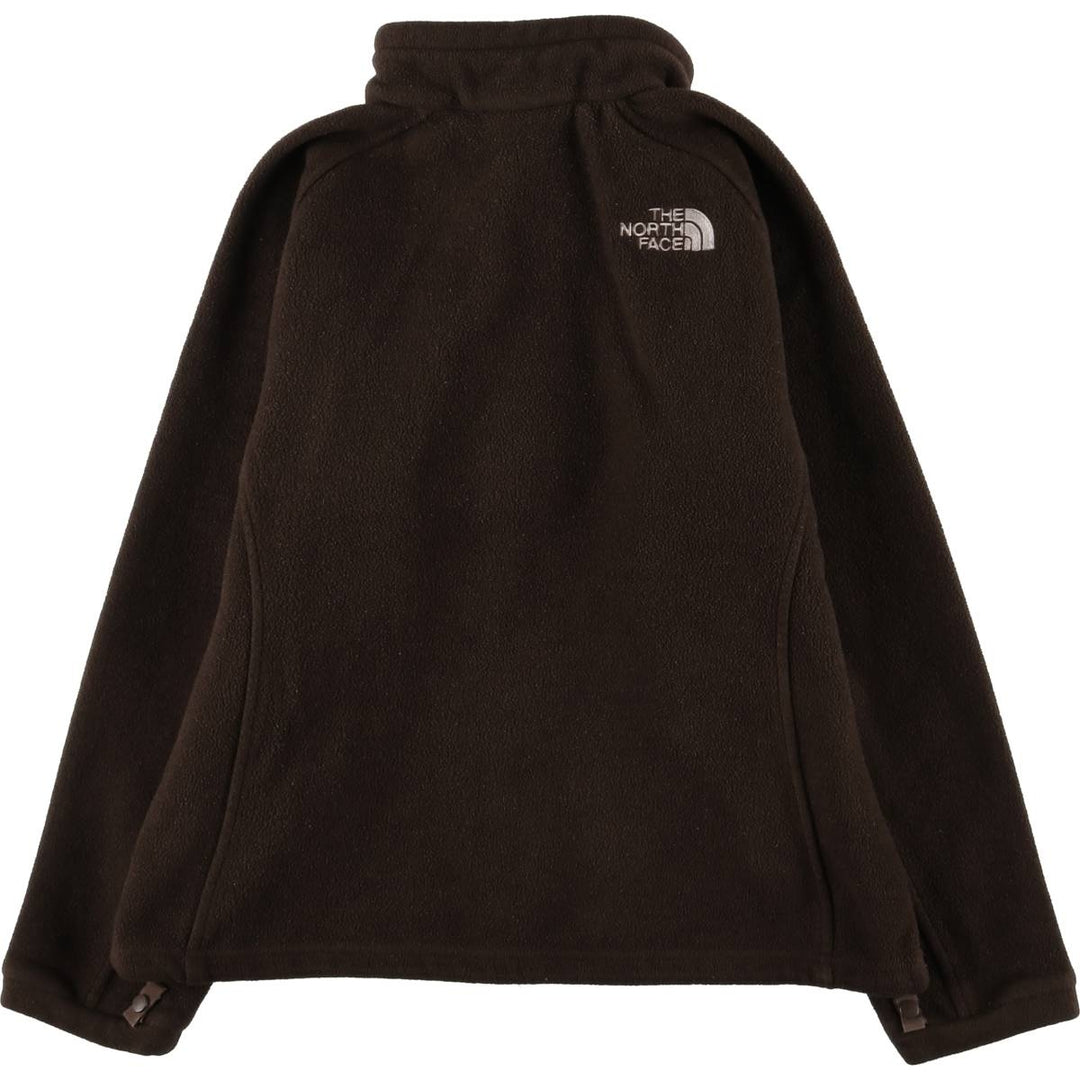 2000'S The North Face fleece jacket, women's size S polyester brown type Vintage Second Hand