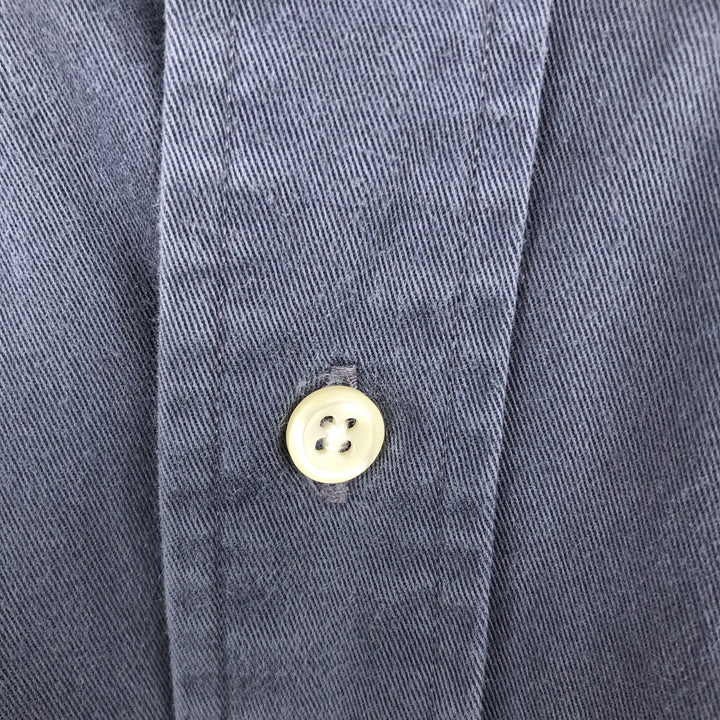 Ralph Lauren BLAKE long sleeve button down shirt, men's XL size cotton navy blue type Vintage Second Hand