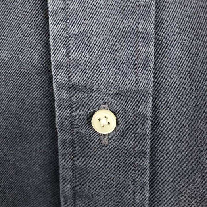 Ralph Lauren BLAKE long sleeve button down shirt, men's XL size cotton navy blue type Vintage Second Hand