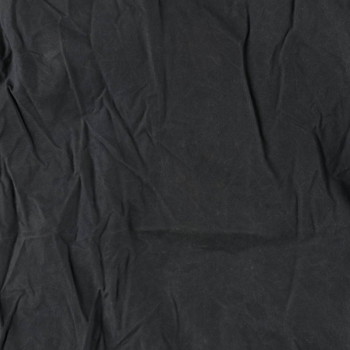 80s-90'S Barbour BORDER (formerly 3 Warrant) waxed cotton oiled jacket, Made in England, Men's XL unclear navy blue type Vintage Second Hand