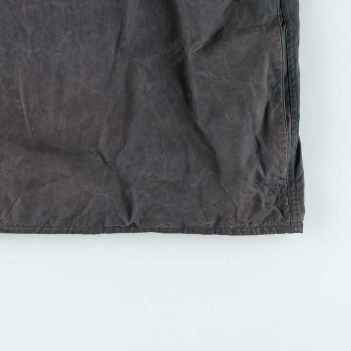 80s-90'S Barbour BEAUFORT 3 Warrant Oiled Hunting Jacket, Made in England, C40, Men's Size M cotton Charcoal Vintage Second Hand