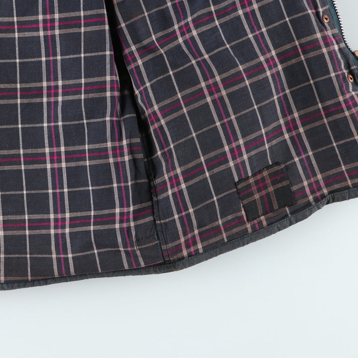 80s-90'S Barbour BEAUFORT 3 Warrant Oiled Hunting Jacket, Made in England, C40, Men's Size M cotton Charcoal Vintage Second Hand