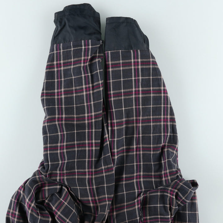 80s-90'S Barbour BEAUFORT 3 Warrant Oiled Hunting Jacket, Made in England, C40, Men's Size M cotton Charcoal Vintage Second Hand