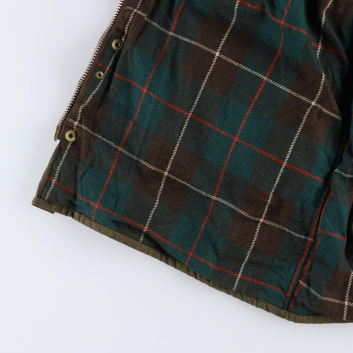 80s-90'S Barbour GAMEFAIR 3-Warrant Waxed Cotton Oiled Jacket, Made in the UK, C40, Men's Medium cotton Khaki type Vintage Second Hand