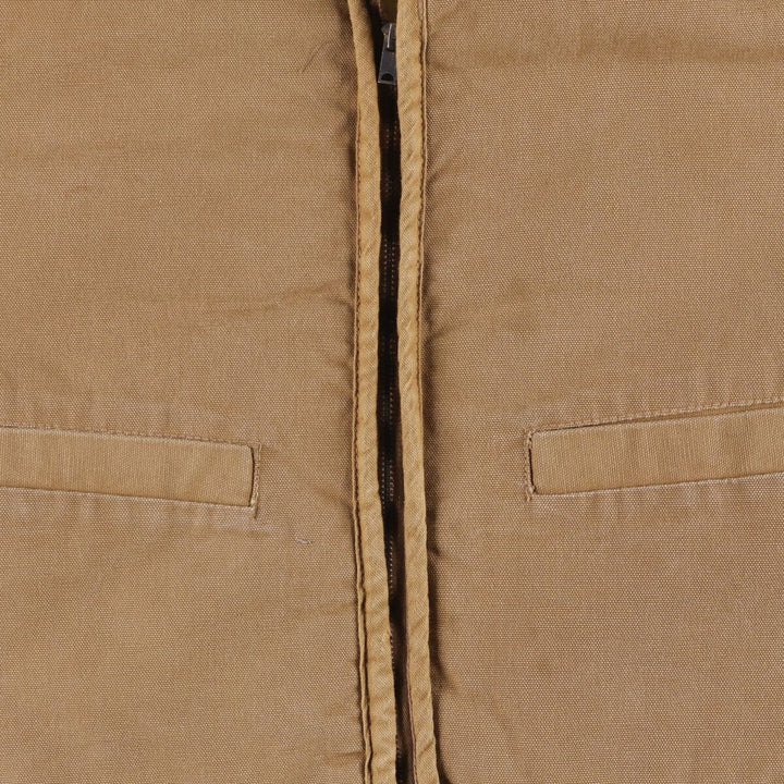 Carhartt Padded Duck Vest, Made in USA, Men's Size Small cotton brown type Vintage Second Hand
