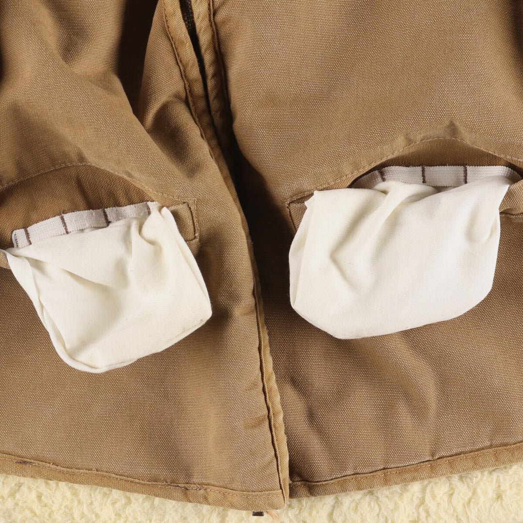 Carhartt Padded Duck Vest, Made in USA, Men's Size Small cotton brown type Vintage Second Hand