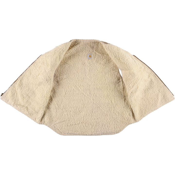 Carhartt Duck Vest, Men's M size unclear beige type brown Vintage Second Hand