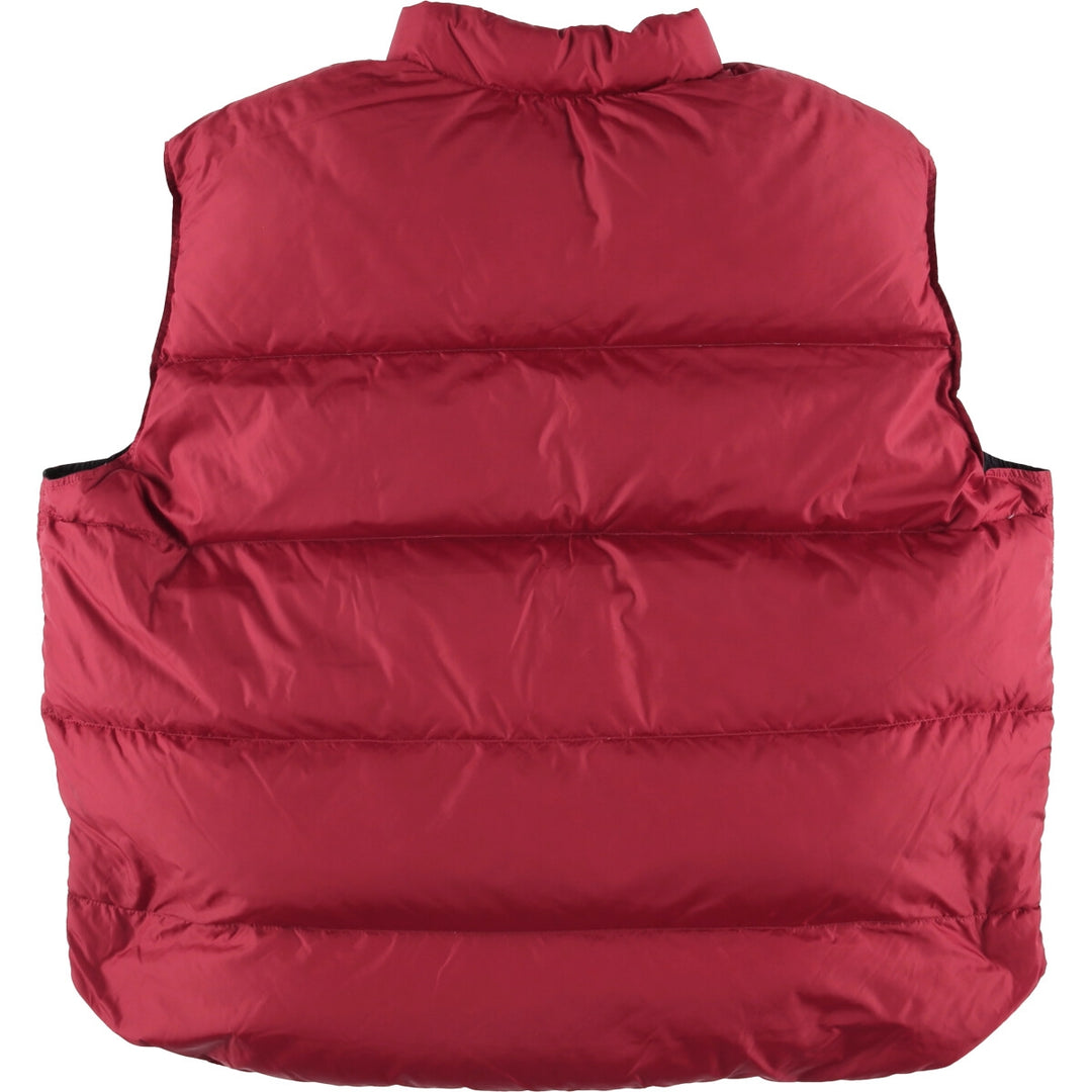 WOOLRICH reversible down vest, men's size XXL Nylon red type Vintage Second Hand