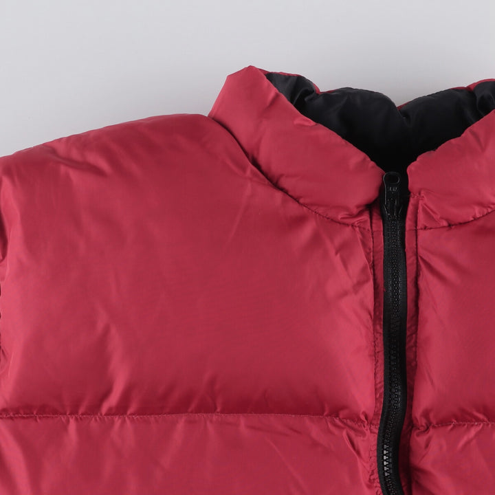 WOOLRICH reversible down vest, men's size XXL Nylon red type Vintage Second Hand