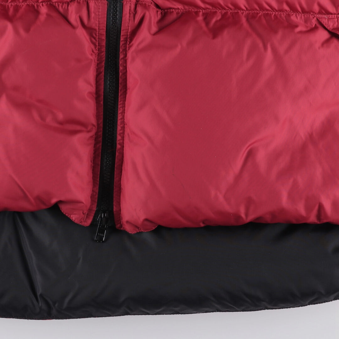 WOOLRICH reversible down vest, men's size XXL Nylon red type Vintage Second Hand