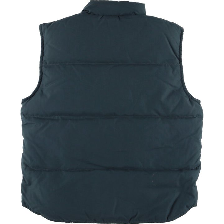 2000'S Eddie Bauer goose down vest, women's size M polyester green type Vintage Second Hand